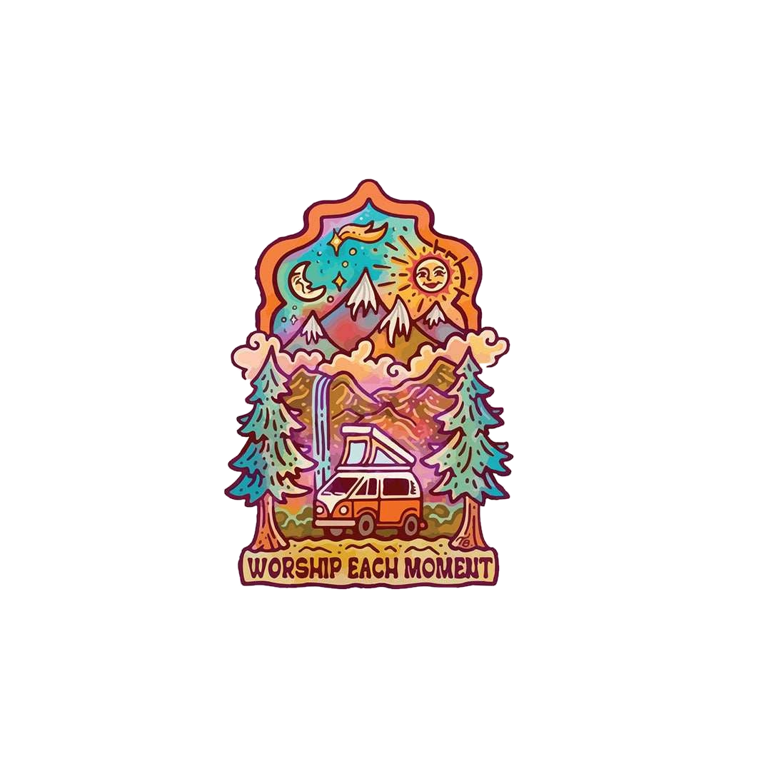 WORSHIP EACH MOVEMENT Sticker
